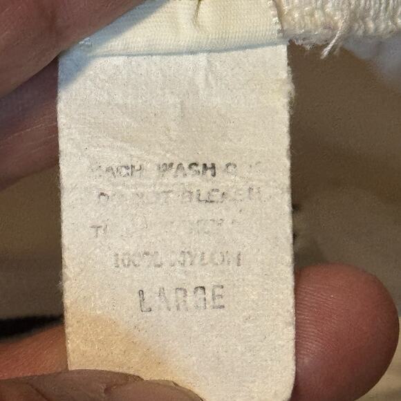 Vintage 1984 U.S. Open Tennis CBS White Windbreaker Jacket Sherwin Williams Sz L - Picture 5 of 6